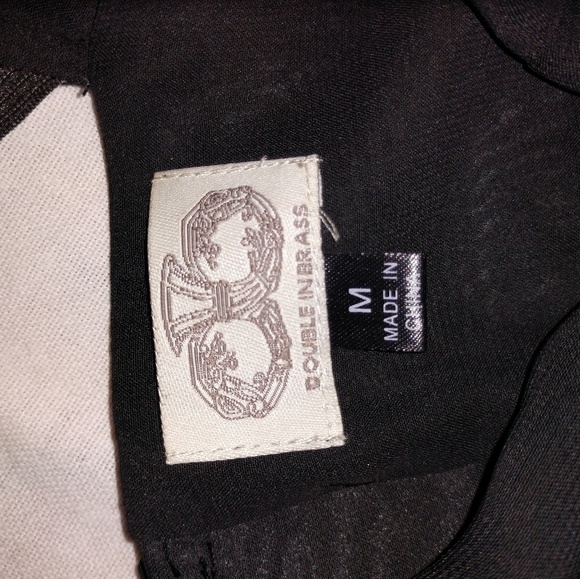 Black Slip Dress "Double n Brass" - Picture 5 of 8